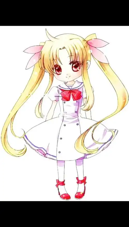 美少女卡通人物绘画过程