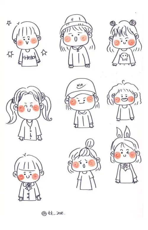 画小人的简笔画怎么画