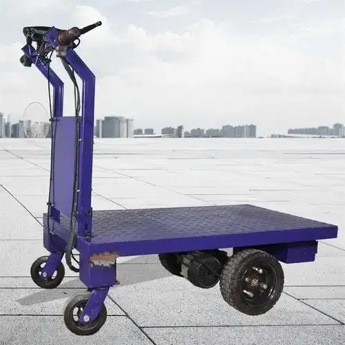 高密电动平板搬运车用心服务 金丰泰 大棚电动平板搬运车操作简单