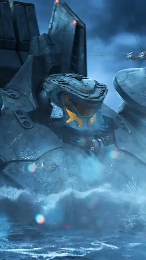 超燃动作电影#环太平洋机甲之一 突袭者尤里卡