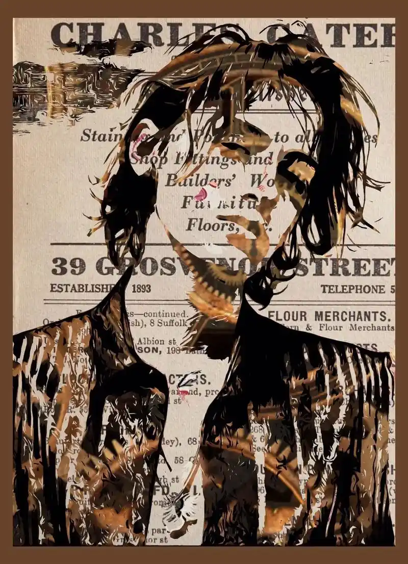 人像艺术拼贴海报#平面设计 #ps教程 #创作灵感 #素材分 - 抖音