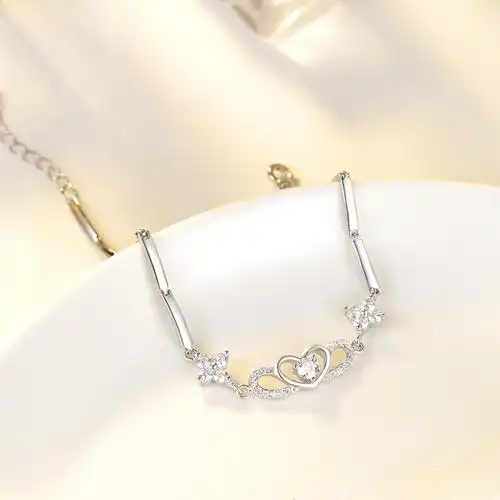 生日礼物 女生创意实用时尚浪漫925银手链首饰送女朋友闺蜜爱人老婆