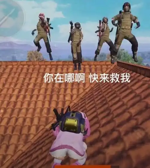 你在哪啊 快来救我(和平精英) - 一组和平精英吃鸡表情包