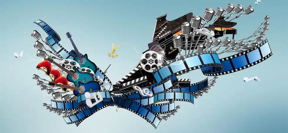 电影元素背景banner装饰背景图片素材免费下载_熊猫办公