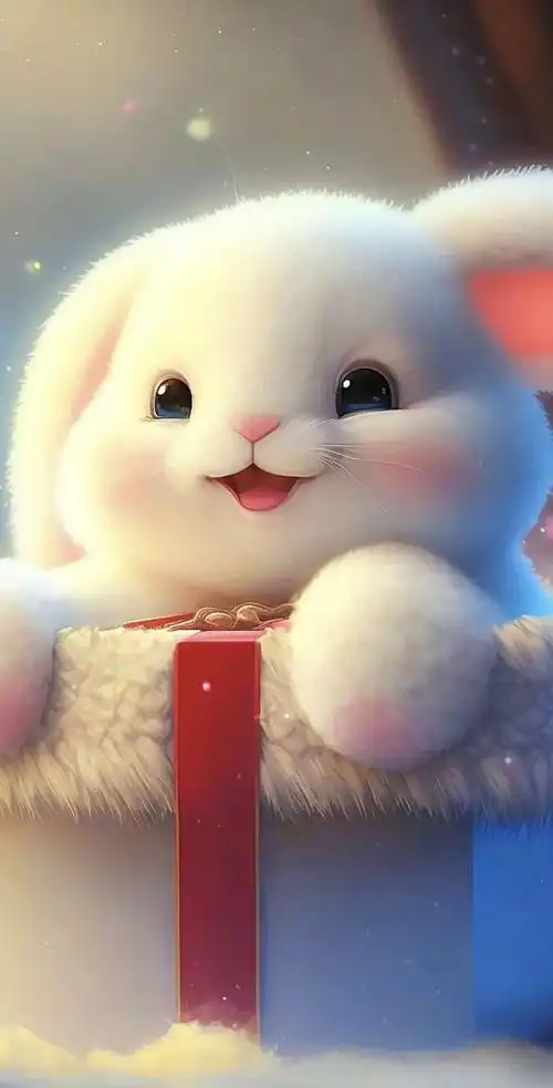 2023最新兔年壁纸来咯钱兔无量