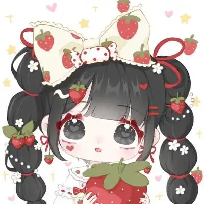 可爱卡通头像女生呆萌q版简单60张