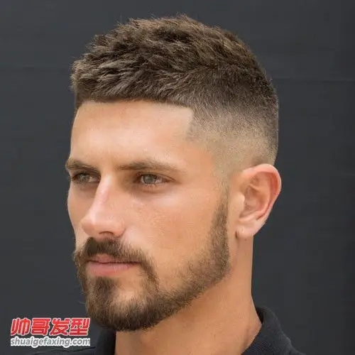 最受欢迎的欧美硬汉风格发型图片 爷们短头发发型