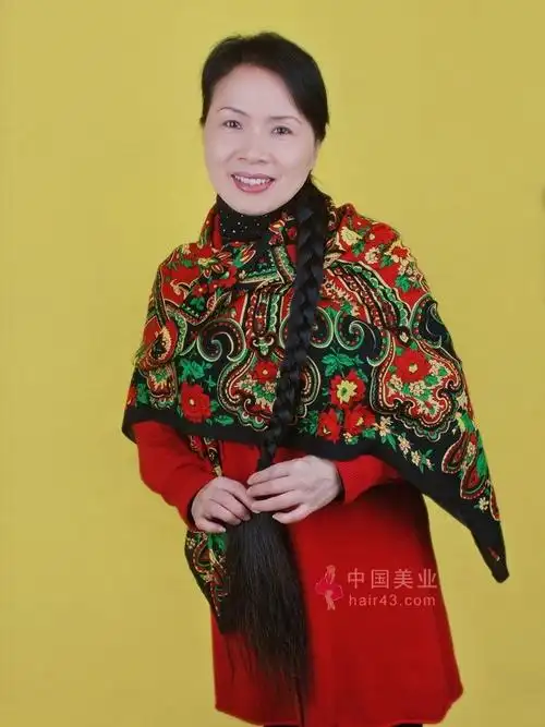 湖南衡阳长发女谢芳及腿长发回顾10