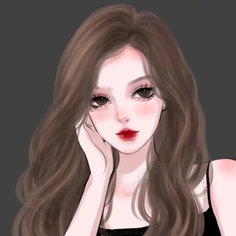 高冷女生漫画头像 |画头像 手绘头像 头像画画 女生头像 酷酷的头像