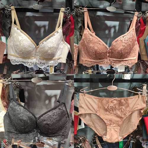 新品寸颜s008c杯刺绣文胸时尚小碎花丝绒装饰细肩带女软钢圈内衣