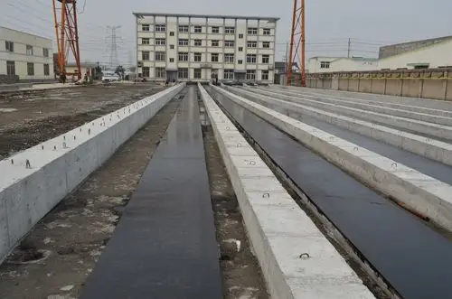 公司自建桥梁预制场顺利完工