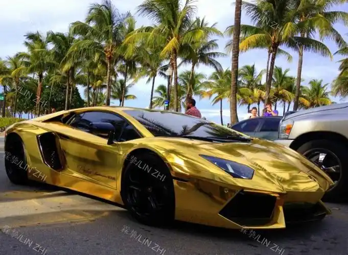 汽车拉伸电镀膜,电镀改色膜 个性车身贴 镜面拉伸电镀膜