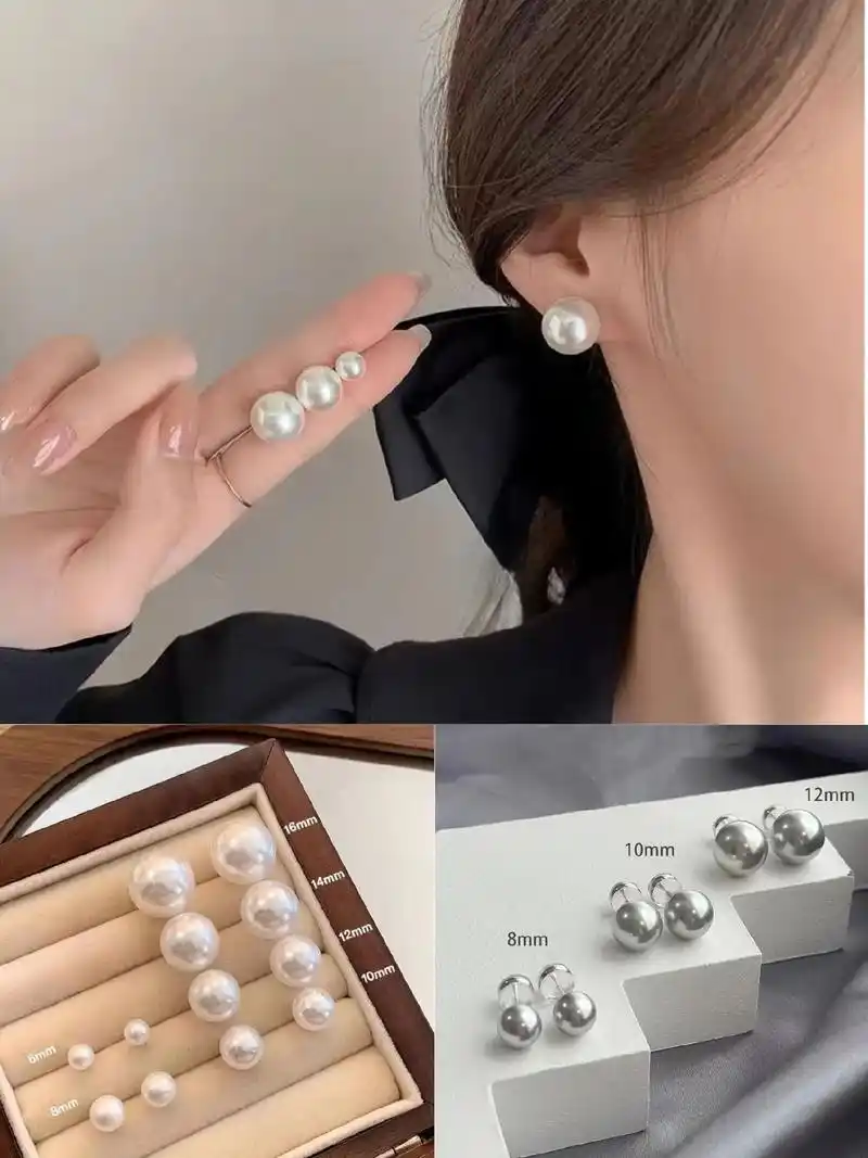 入手必备百搭珍珠耳钉.925银耳饰珍珠耳钉,女人的一生如果只 - 抖音
