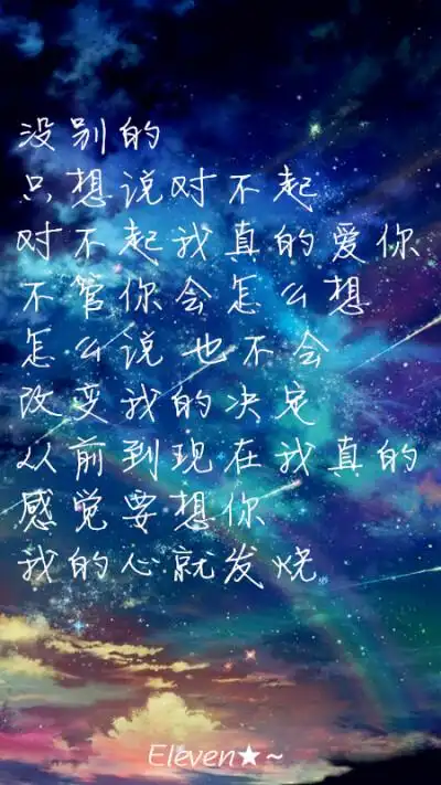 对不起我爱你剧照