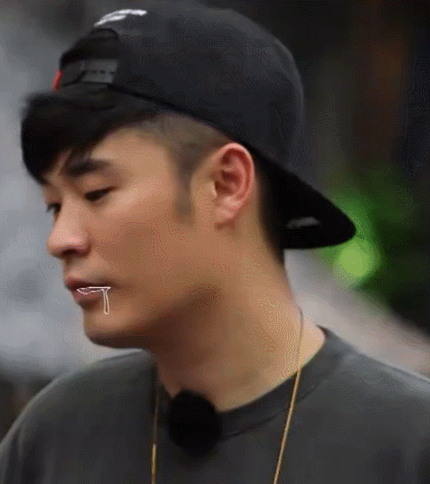 向往的生活gif嘴馋gif流口水gif综艺gif表情包gif陈赫gif