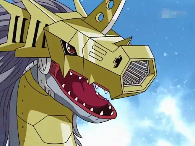 钢铁海龙兽分子兽是被猩猩兽囚禁的数码宝贝,后来在猩猩兽的基地之中