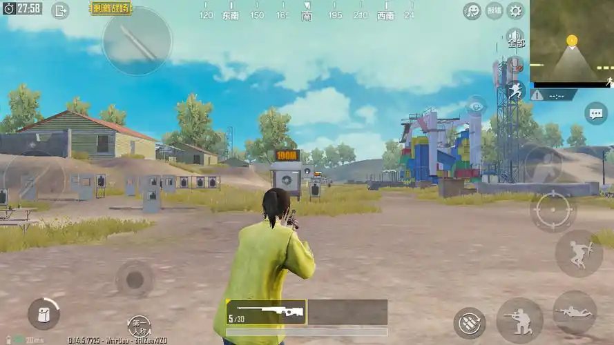 刺激战场国服无敌战神教你玩瞬狙4分钟学会