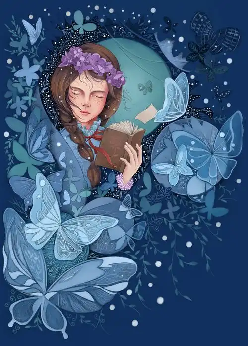 绿山墙的安妮(色彩练习)