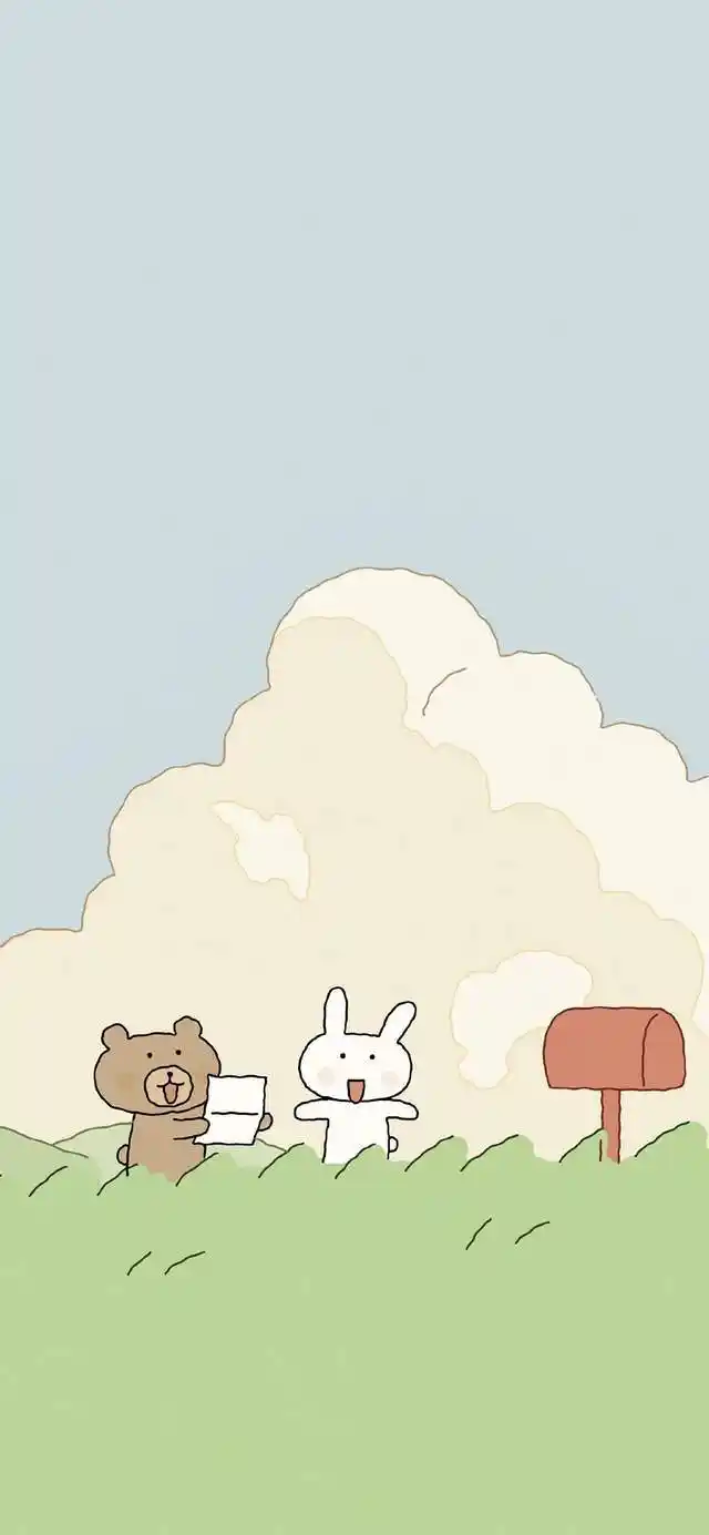 超级治愈的夏日小清新插画壁纸