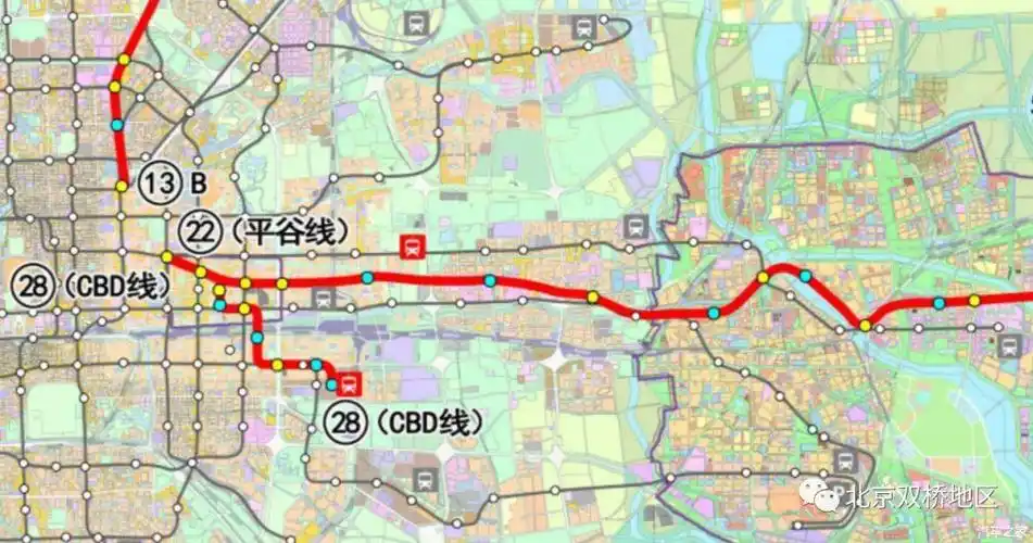 北京地铁22号线到平谷都经哪几个站点北京平谷线地铁线路图