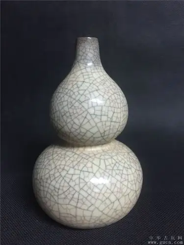 哥窑葫芦瓶 - 中华古玩网 - 古董收藏,古玩收藏,古玩鉴定,古玩专场