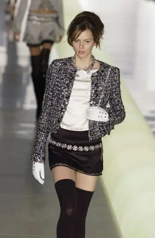 chanel f/w 2003 粗花呢外套.