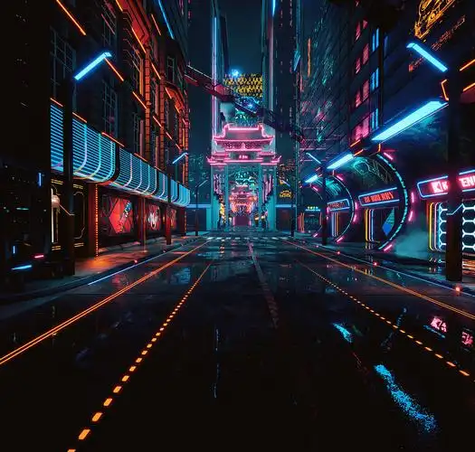 赛博朋克风格海报练习_islian-站酷zcool