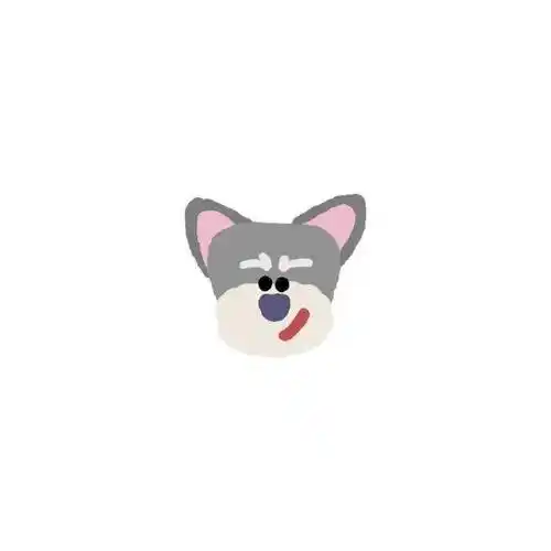 头像| 可爱卡通小狗白底头像_nelli_cr_男女