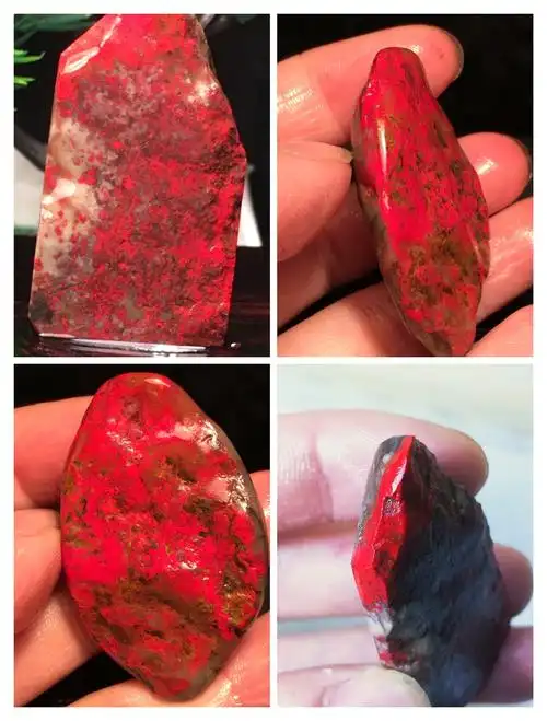 天然昌化**冻鸡血石{两块}拍卖,当前价格299元