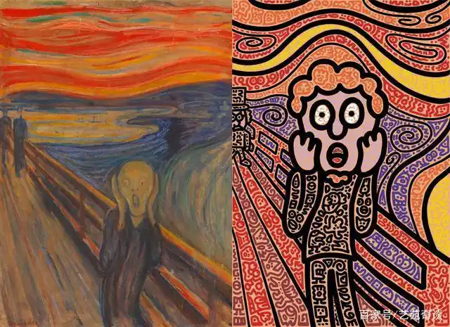 "强迫症画家"又来了!他把世界名画爆改成涂鸦,自称向艺术致敬