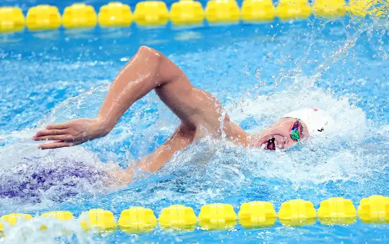 游泳——全国冠军赛:孙杨200米自由泳夺冠