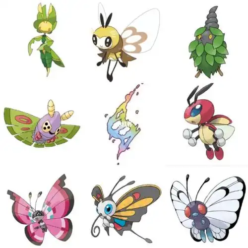 宝可梦盲盒虫属性