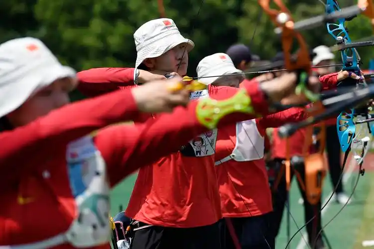 射箭项目东京奥运会模拟赛国家队包揽混合团体前四