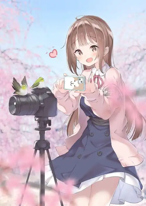 下载大图下载大图梅,照相机,少女和梅吉罗#原创#女孩子#制服#小鳥#梅