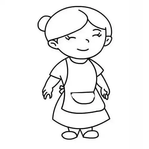 画母亲节妈妈简笔画画法步骤教程妈妈简笔画这是一组妈妈简笔画的内容