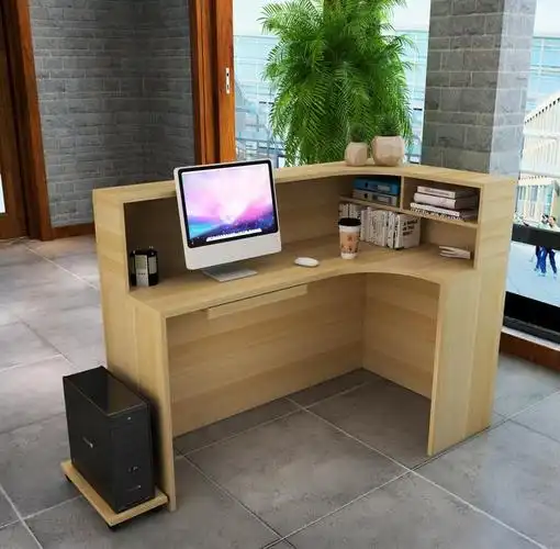 转角干洗店饭店店长16m收银柜台欧式左右收银台