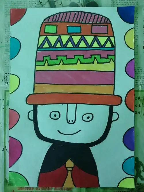 闽中物流城幼儿园第五期儿童绘画班第十五,十六次主题画