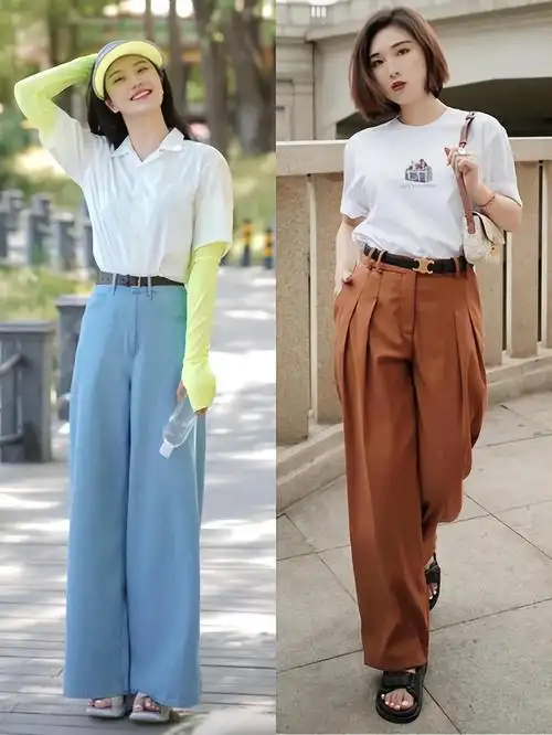 阔腿裤裤子搭配什么衣服好看,阔腿裤搭配什么衣服最好看(都可以穿"阔