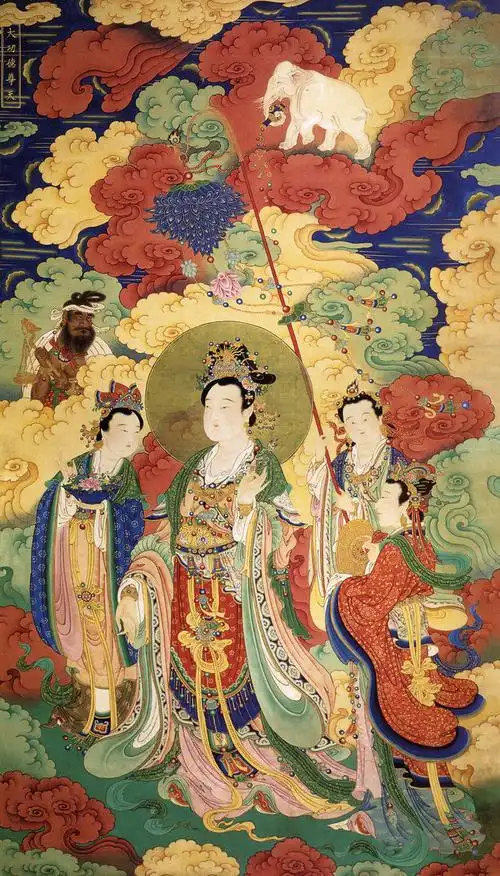 水陆画大功德尊天宗教壁画