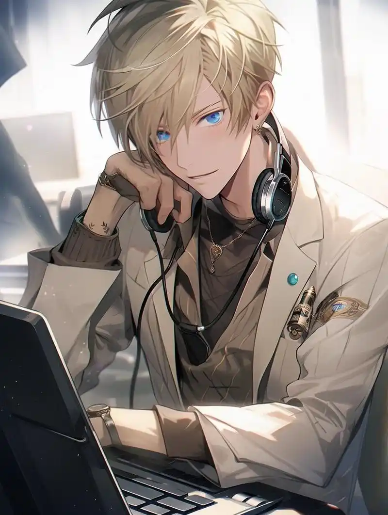 带你上分 | 动漫男生头像壁纸插画素材 #男生头像# #动漫帅哥# #电竞