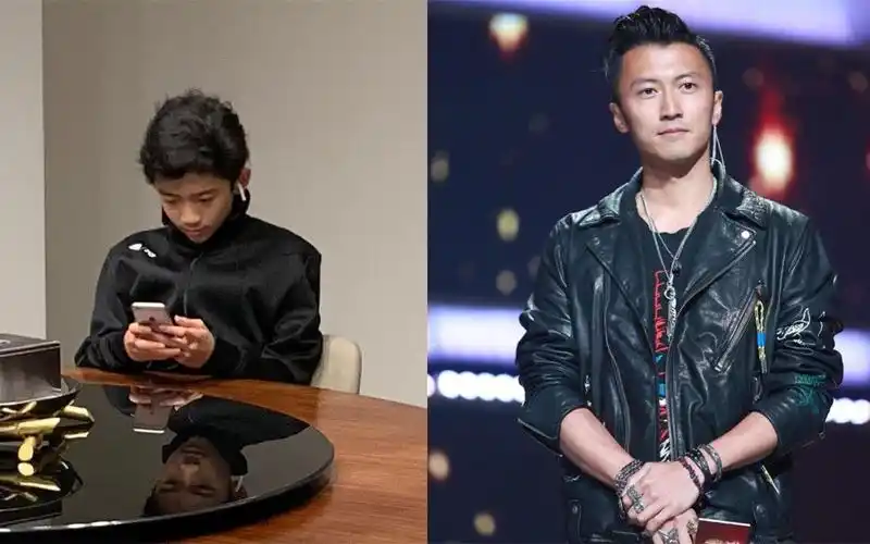 张柏芝晒12岁大儿子近照,身高已超过妈妈超有型,五官神似谢霆锋