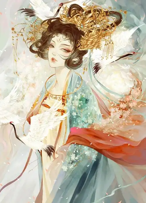 一组人物造型非常漂亮的古风插画欣赏!画技成熟画面让人赏心悦目