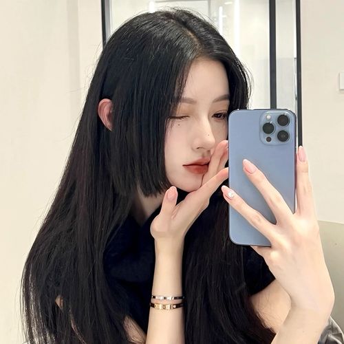 中分长直发