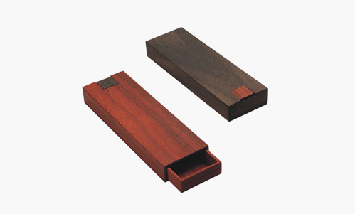 木制笔盒复古 实木文具盒创意素描铅笔盒 简约高档木质钢笔收纳盒_7折