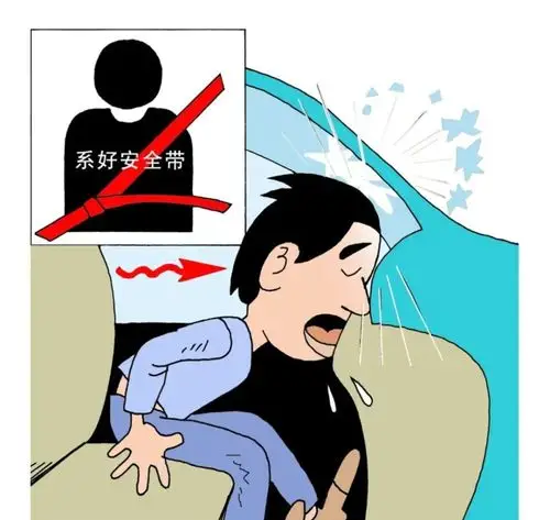 驾乘人员不系安全带,罚!_腾讯新闻