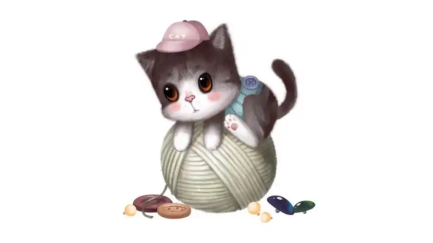 毛线喵 毛线猫壁纸_可爱壁纸_墨鱼部落格