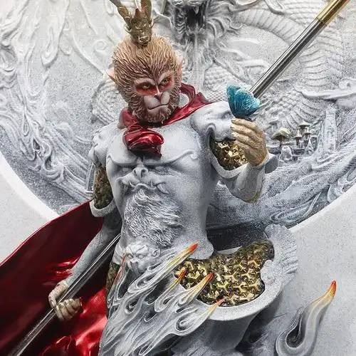 王胜作品斗战胜佛玄关画客厅装饰画齐天大圣3d壁画孙悟空立体挂画