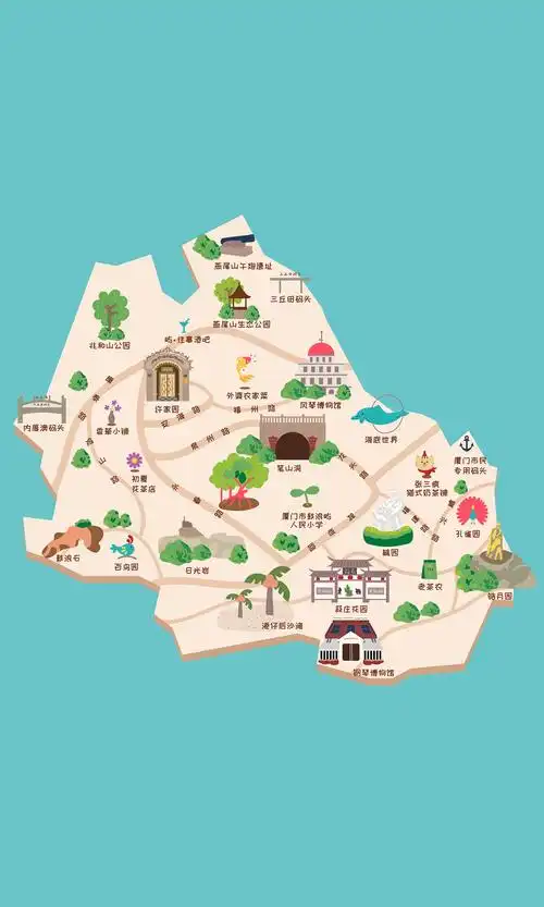 评论 21作者王燕 关注作品信息矢量扁平风鼓浪屿旅游地图作品中心