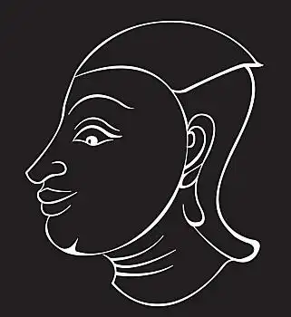 女人,泰国人,绘画,定义,矢量