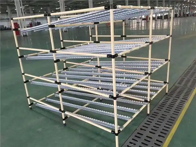 公明精益管货架定做 精益管线棒货架报价